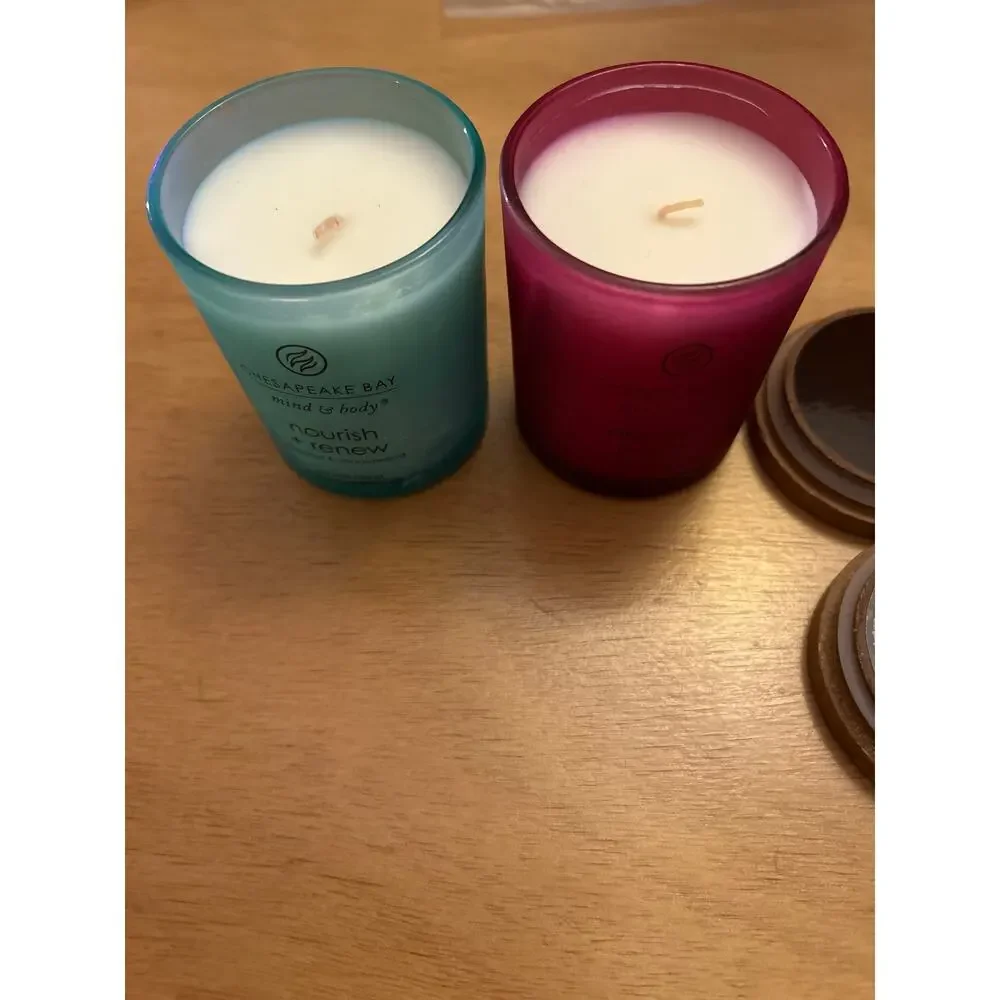 New 2 Chesapeake Bay Candles Coconut🥥Sandalwood Raspberry Coconut🥥size 3x2.75”